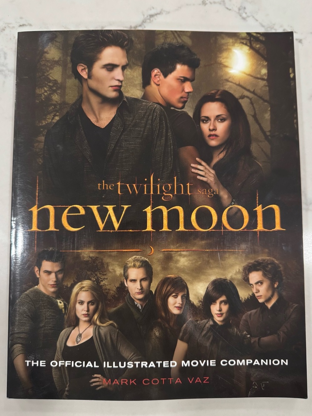 The Twight Saga New Moon Official Illustrated Move Companion by Mark Cotta Vaz